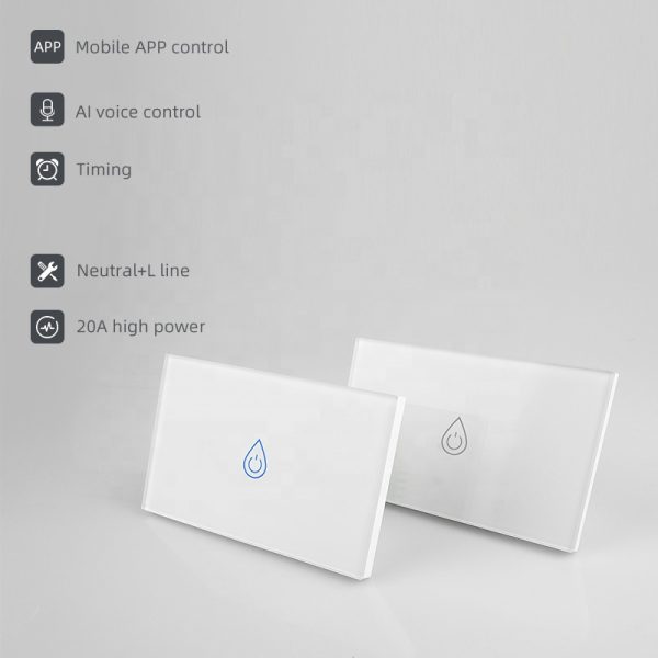 Smart Water Heater Switch 1gang Zigbee N Lline Us Google Home Smart Light Switch