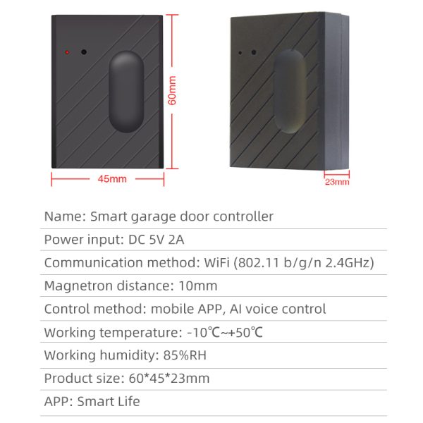 Smart Wi Fi Garage Door Opener