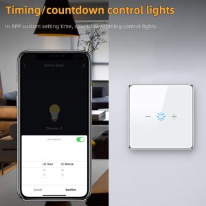 20a/3200w Smart Dimmer Switch 1gang Wi-fi N+lline Eu/uk 220v Smart Switch